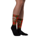 MacQuarrie Scottish Clan Tartan Socks - kittentee