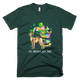 Leprechaun Sloughi Funny St.Patricks Day Shamrock T-Shirt - kittentee