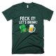Feck Irish St. Patricks Day Drinking Drunk T-Shirt - kittentee