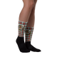 Graham Red Dress Scottish Clan Tartan Socks - kittentee