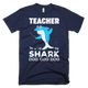 Teacher Blue Shark Doo Doo Doo T Shirt