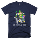 Leprechaun Borzoi St.Patricks Day Shamrock Funny T-Shirt - kittentee