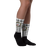 Erskine Black And White Scottish Clan Tartan Socks - kittentee