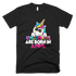 Girls Kids Unicorns Rainbow Are Born In April Birthday T-Shirt