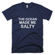 The ocean made me salty Graphic Tee Women T-Shirt