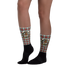 Graham Red Dress Scottish Clan Tartan Socks