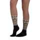 Graham Red Dress Scottish Clan Tartan Socks - kittentee
