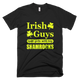 Irish Guys Shamrocks St Patricks Day Funny T-Shirt - kittentee