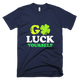 Lucky Green Shamrocks Funny St. Patricks Day T-Shirt