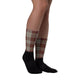 Cunningham Burgundy Dancers Tartan Socks