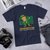 Dabbing Trumprechaun St.Patrick's Day American Flag Funny T-Shirt - kittentee