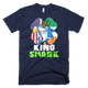 American Flag Ireland Shamrock King Shark T-Shirt - kittentee