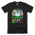 Retro Vintage Daddy Shark Gift For Father T-Shirt