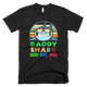 Retro Vintage Daddy Shark Gift For Father T-Shirt