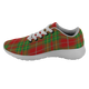 Burnett Ancient Scottish Clan Tartan Sneakers Blue For Men & Women