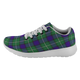 Alexander Scottish Clan Tartan Sneakers Blue For Men & Women - kittentee
