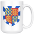 Arms Of John Beaufort, 1st Earl Of Somerset Coffee Mug - Size 15oz
