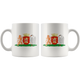 Alblasserwaard En De Landen Van Arkel Beneden De Zouwe Wapen Coffee Mug - Size 11oz
