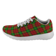 Auchinleck Scottish Clan Tartan Sneakers Blue For Men & Women - kittentee