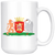 Alblasserwaard En De Landen Van Arkel Beneden De Zouwe Wapen Coffee Mug - Size 15oz