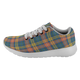 Buchanan Ancient Scottish Clan Tartan Sneakers Blue For Men & Women