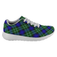 Abercrombie Hunting Scottish Clan Tartan Sneakers Blue For Men & Women - kittentee