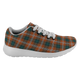 Ainslie Scottish Clan Tartan Sneakers Blue For Men & Women - kittentee