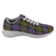Carnegie Ancient Scottish Clan Tartan Sneakers Blue For Men & Women