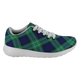 Abercrombie Scottish Clan Tartan Sneakers Blue For Men & Women - kittentee