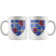 Armoiries Guy de Lusignan Coffee Mug - Size 11oz