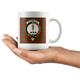 Auchinleck Clan Badge Coffee Mug - size 11oz