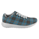 Angus Ancient Scottish Clan Tartan Sneakers Blue For Men & Women - kittentee