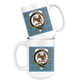 Agnew Ancient Clan Badge Coffee Mug - Size 15oz