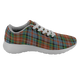 Caledonia Ancient Scottish Clan Tartan Sneakers Blue For Men & Women