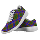 Adam Scottish Clan Tartan Sneakers Blue For Men & Women - kittentee