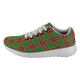 Baxter Scottish Clan Tartan Sneakers Blue For Men & Women - kittentee