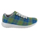 Barclay Hunting Ancient Scottish Clan Tartan Sneakers Blue For Men & Women - kittentee