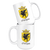 Morgan Family Crest Irish Coat of Arms Coffee Mug - Size 15oz