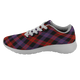 Brown Modern Scottish Clan Tartan Sneakers Blue For Men & Women