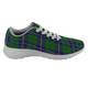 Carmichael Modern Scottish Clan Tartan Sneakers Blue For Men & Women