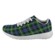 Baillie Modern Scottish Clan Tartan Sneakers Blue For Men & Women - kittentee