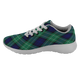 Abercrombie Scottish Clan Tartan Sneakers Blue For Men & Women - kittentee