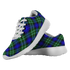Abercrombie Hunting Scottish Clan Tartan Sneakers Blue For Men & Women