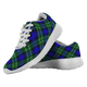 Abercrombie Hunting Scottish Clan Tartan Sneakers Blue For Men & Women - kittentee