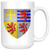 Armoiries Chypre Coffee Mug - Size 15oz