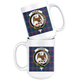 Agnew Clan Badge Coffee Mug - Size 15oz