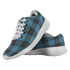 Angus Ancient Scottish Clan Tartan Sneakers Blue For Men & Women