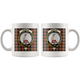 Ainslie Clan Badge Coffee Mug - size 11oz