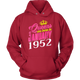 Queens Are Born in January 1952 Birthday Hoodie