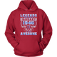 Legends Were Born In January 1946 Birthday Hoodie